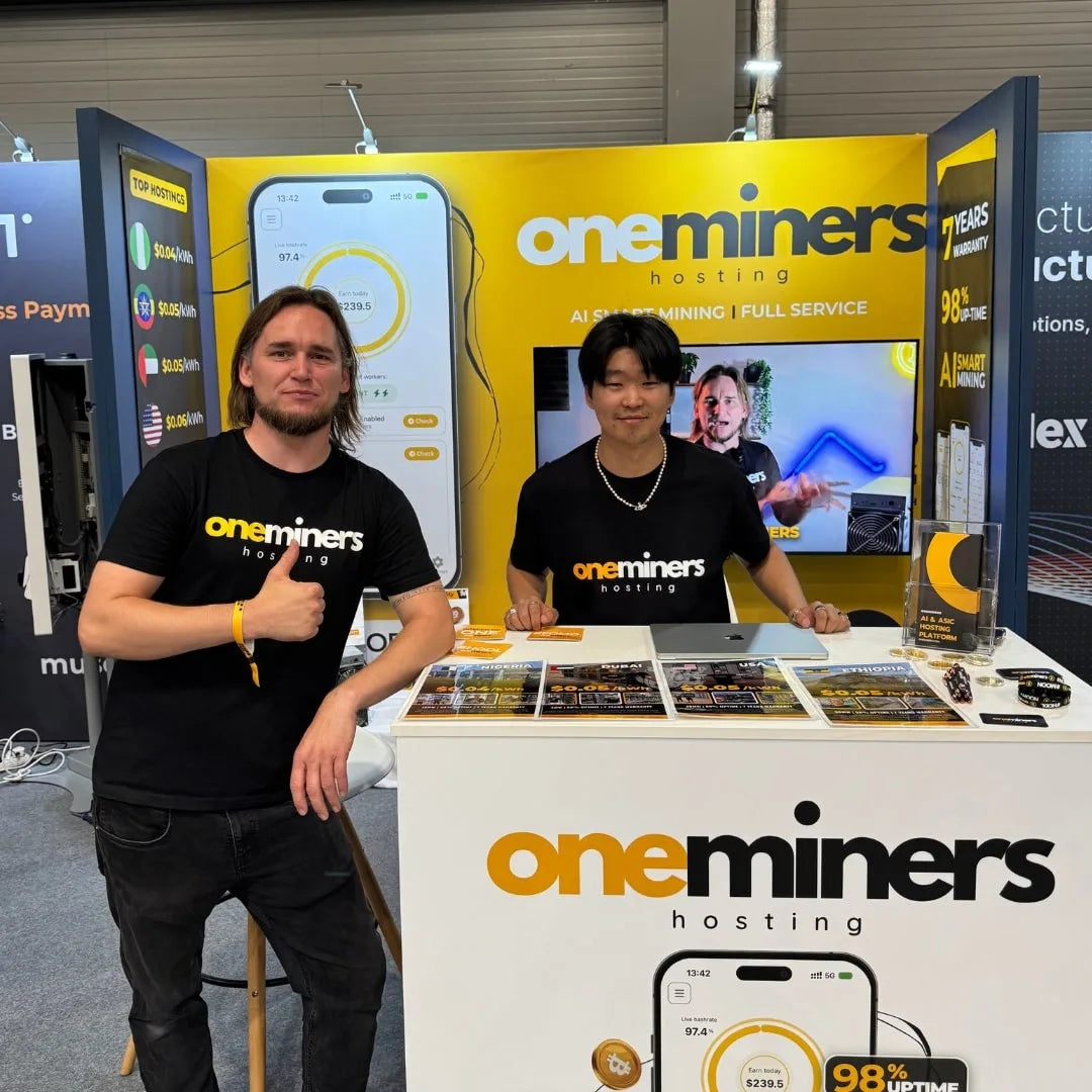 OneMiners at BTC Prague 2025 | Meet Us at Booth 32!