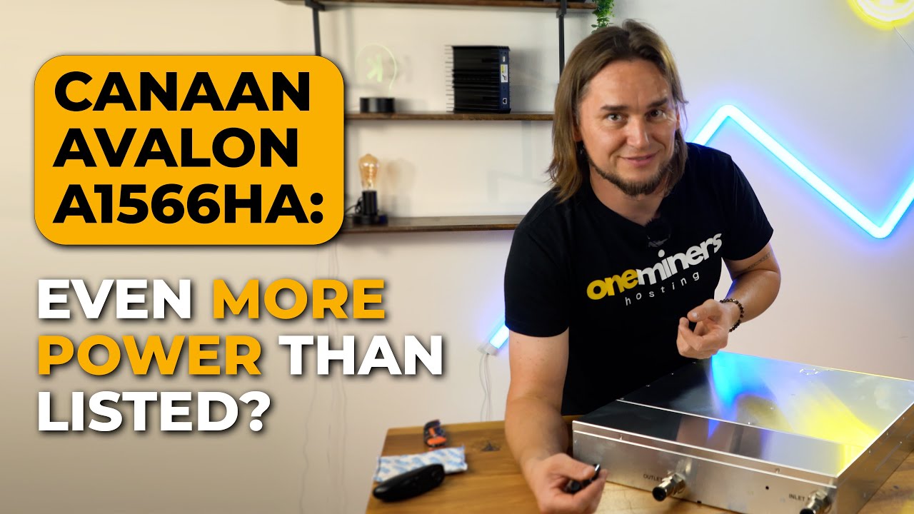 Avalon A1566HA: 480 TH/s SHA-256 Beast by Canaan (2U Miner)