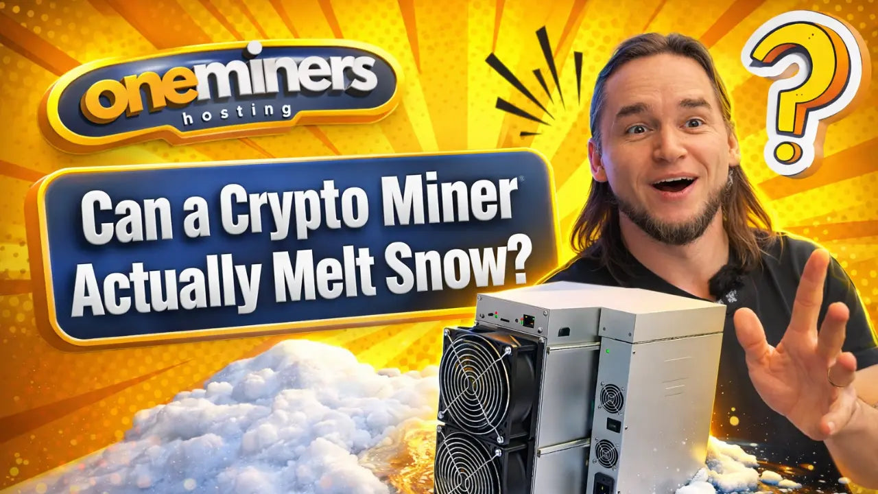 Can a Crypto Miner Actually Melt Snow?