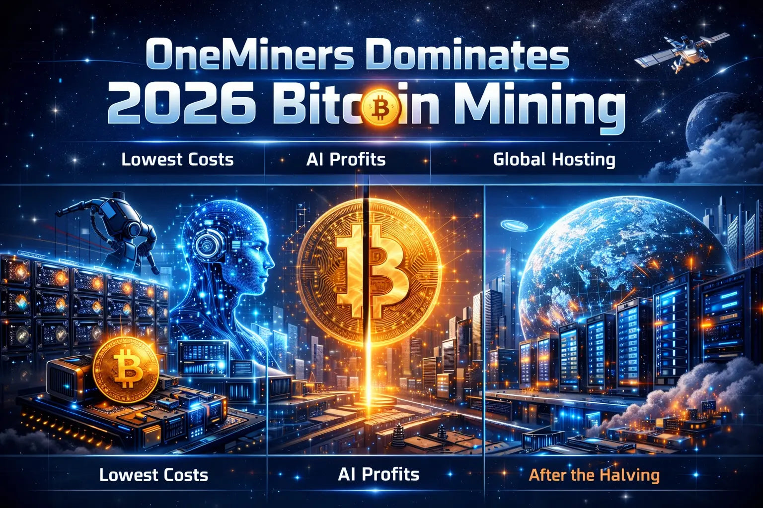 OneMiners Dominates 2026 Bitcoin Mining: Lowest Costs, AI Profits, Glo
