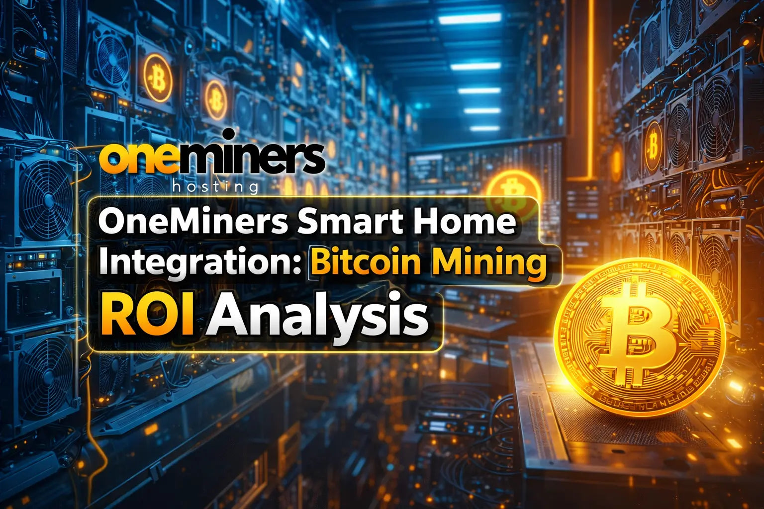 OneMiners Smart Home Integration: Bitcoin Mining ROI Analysis