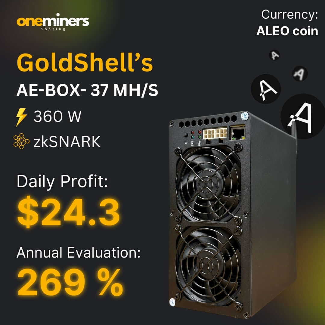 Goldshell AE-BOX: The Most Profitable ALEO Miner - OneMiners