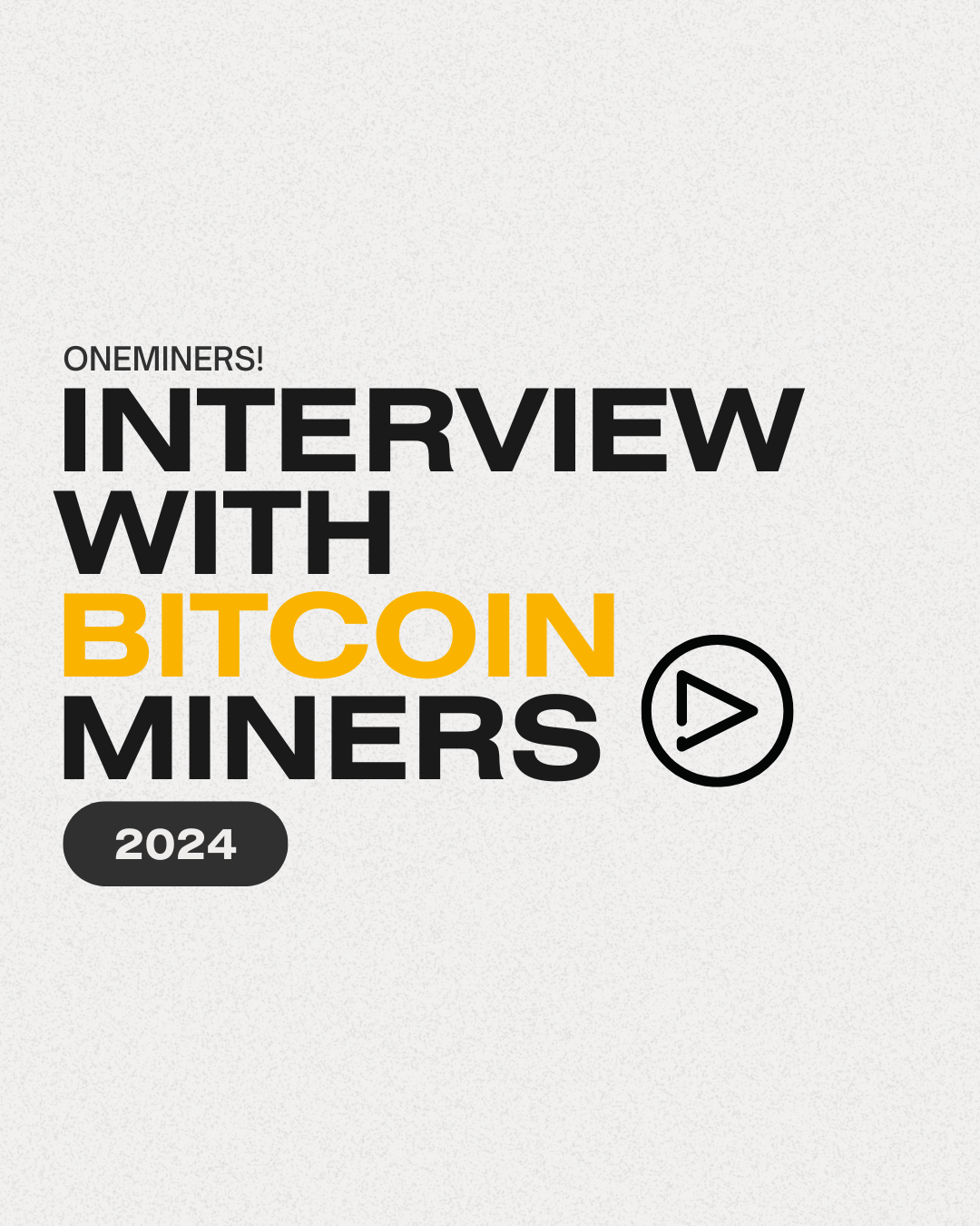 Bitcoin Miners - Interview from OneMiners.com – OneMiners - Crypto ...