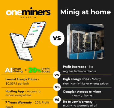 Mining with OneMiners vs Mining At Home