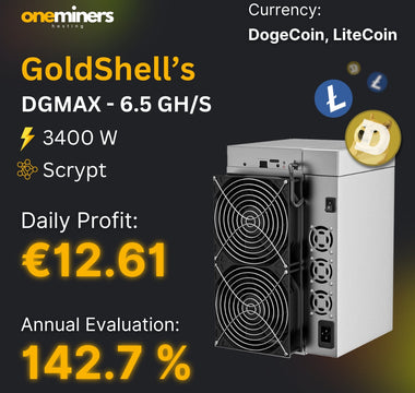 Goldshell DGMAX: High-Performance ASIC Miner for Dogecoin