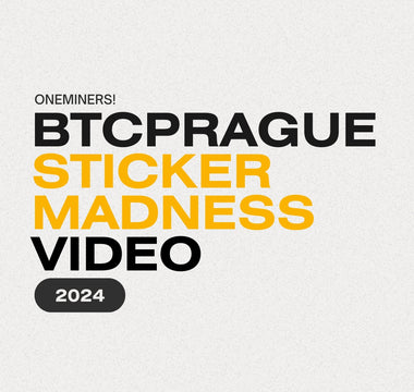 OneMiners BTC Prague - Sticker Madness