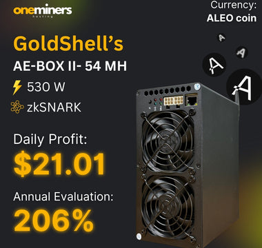 Goldshell AE-BOX 2 – The Most Profitable ALEO Miner Is Here!