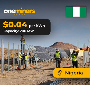 Nigeria Crypto Mining – Exclusive Hosting at $0.04/kWh with OneMiners