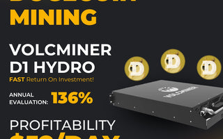 Volcminer D1 Hydro – The Most Profitable ASIC Miner Now at OneMiners!