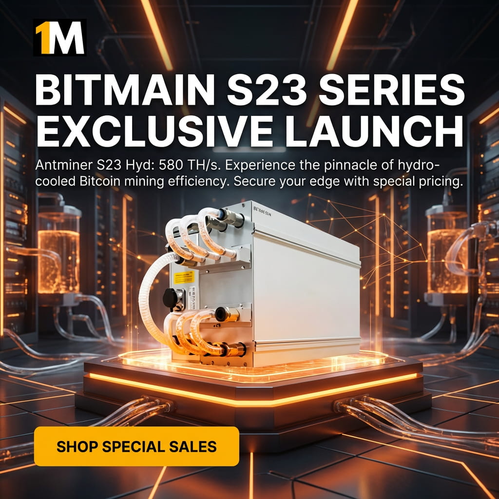 Bitmain Antminer S23 Series | Air & Hydro Models | On Sale Now ...