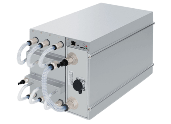 Antminer S23 Hydro water-cooling ports and 3U chassis