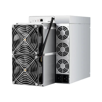 Elphapex DG1+ – 13.8 GH/s ASIC miner with dual front cooling fans, rear exhaust fans, and Ethernet connectivity.