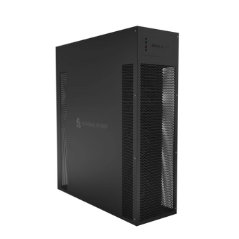 Bombax EZ100-C crypto miner, a black high-performance mining device with a sleek design.