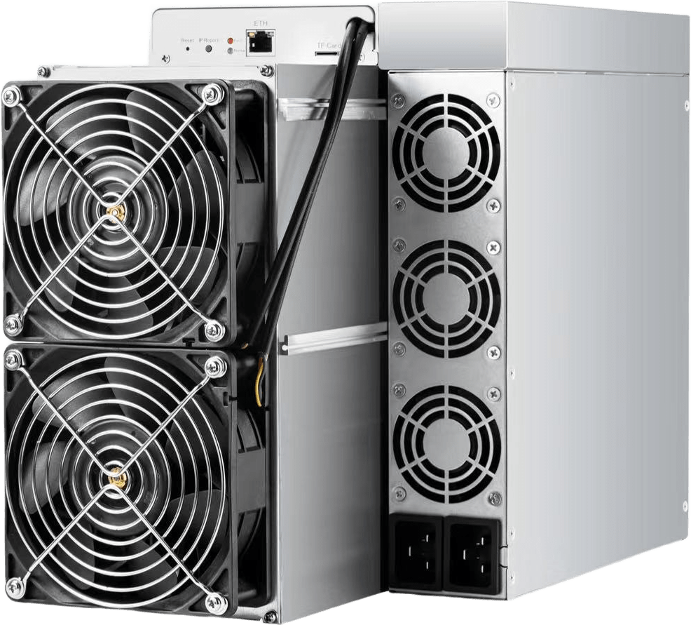 Elphapex DG1+ ASIC miner with 14 GH/s hashing power and dual fans.