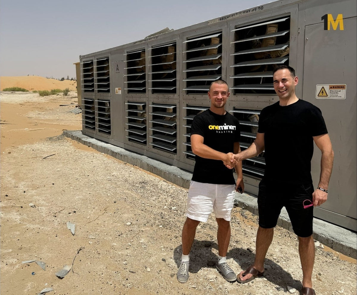OneMiners hosting facility visit in Dubai, UAE