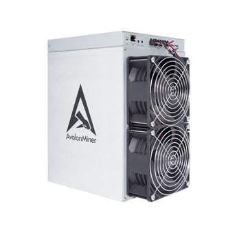 Avalon A1566 – 188 TH/s ASIC miner with a dual-fan cooling system, silver chassis, and AvalonMiner branding.