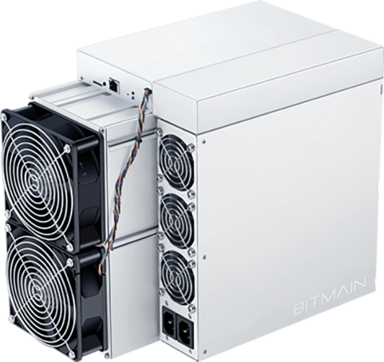 Antminer K7 crypto miner, 58 TH/s hashing power.